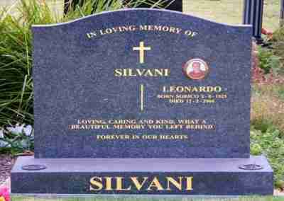 decorated tombstone