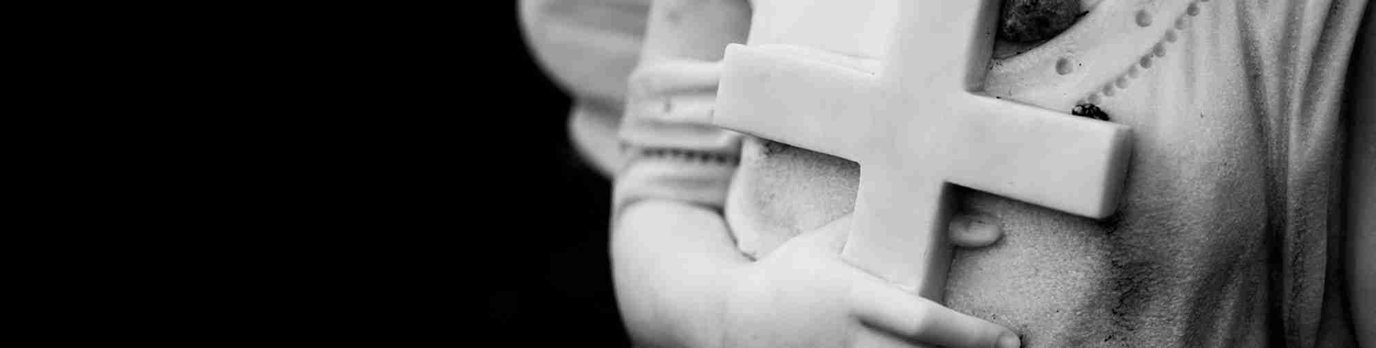 angel holding bible