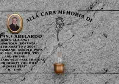 grey dual head plaque